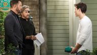 Brady, Steve, and Tate meet outside The Brady Pub on Days of our Lives | Image: JPI